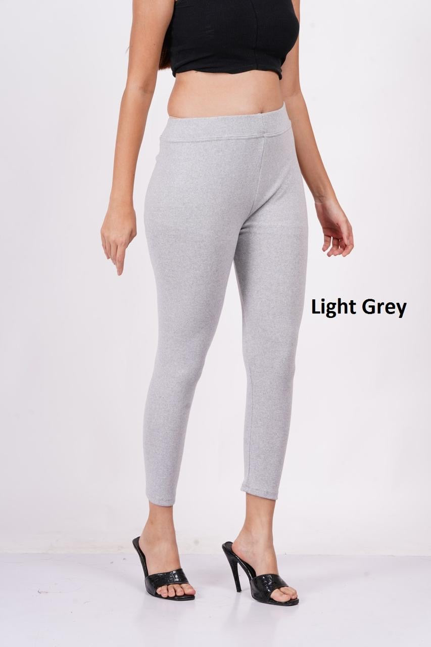 PLAIN JEGGINGS - LIGHT GREY