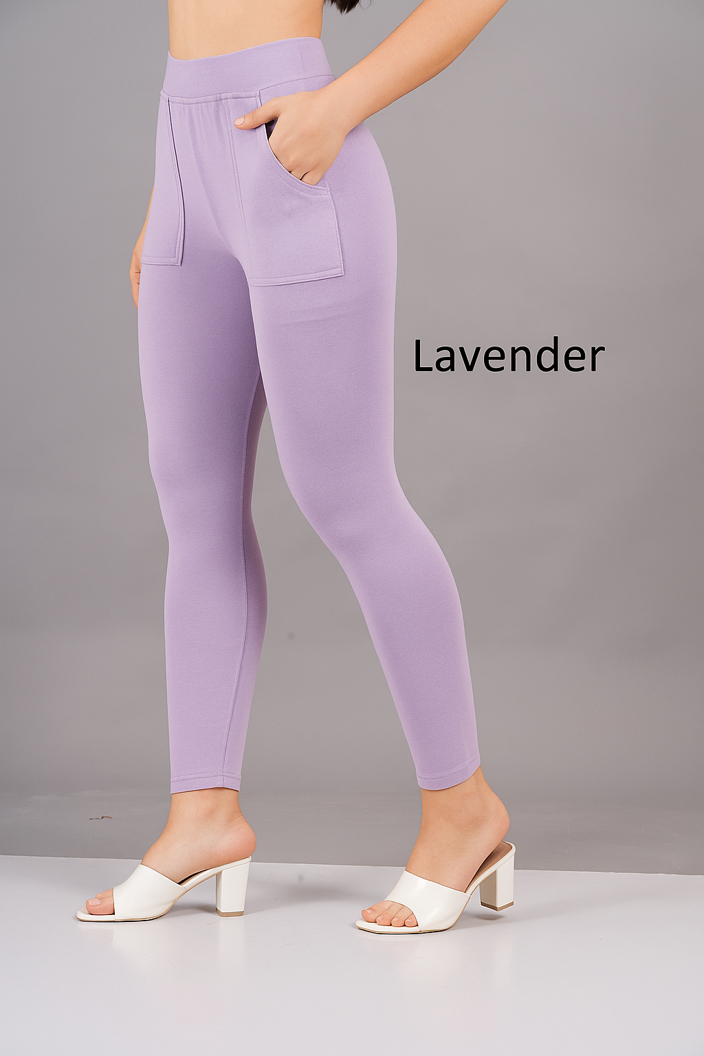 POCKET JEGGINGS -LAVENDER