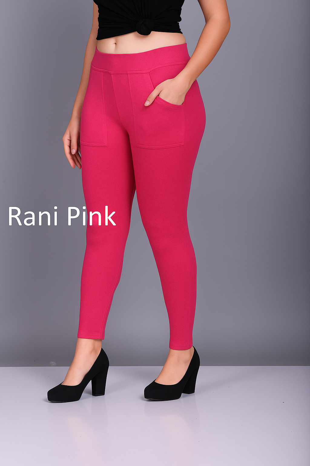 POCKET JEGGINGS -RANI PINK