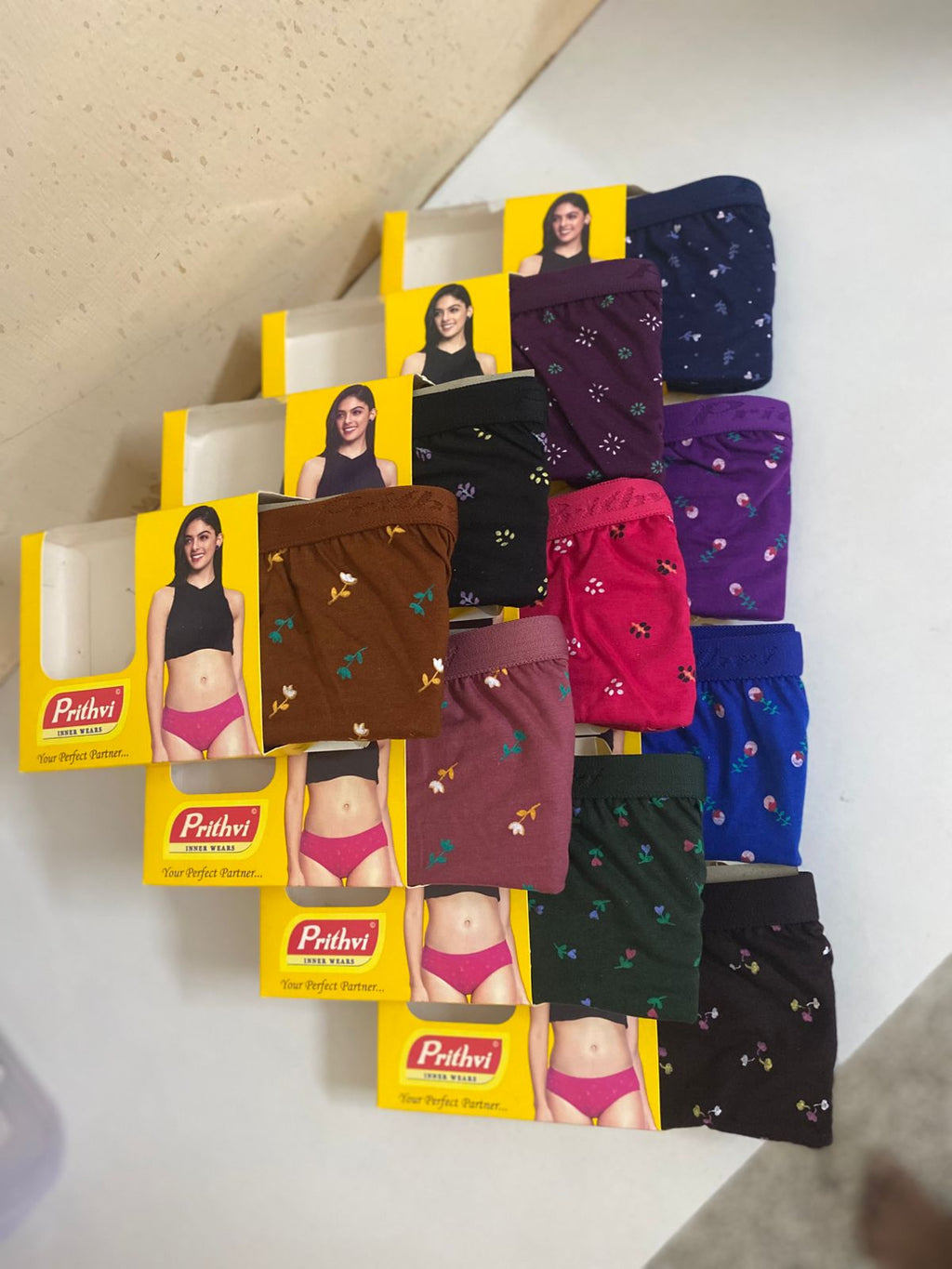 PRITHVI VINA PRINT PANTIES-RANDOM COLOURS ONLY