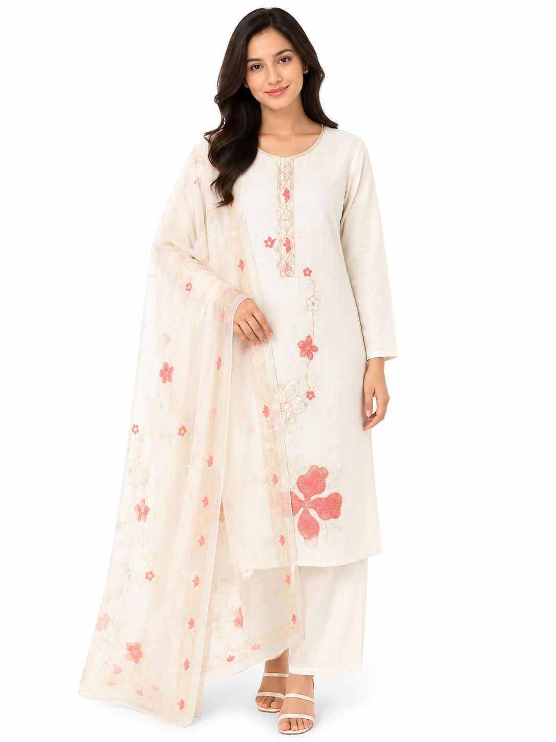 THREE PIECES SET - WHITE
