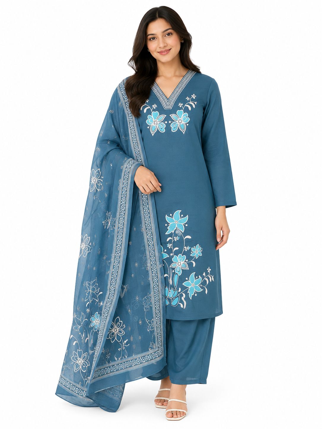 THREE PIECES SET - BLUE