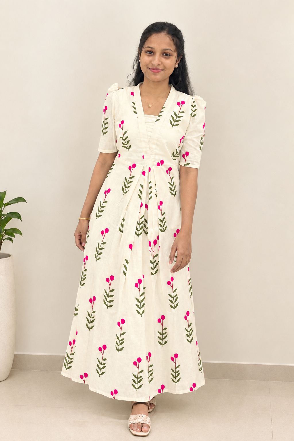 RANI PINK BLOSSOM MAXI