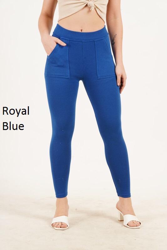 POCKET JEGGINGS -ROYAL BLUE