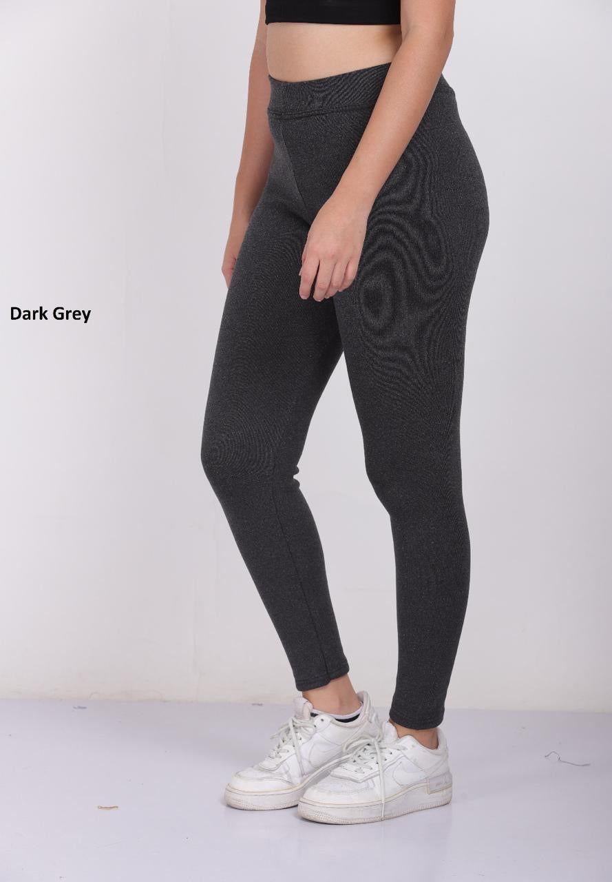 PLAIN JEGGINGS- DARK GREY